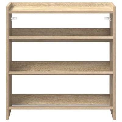 VidaXL Schoenenrek 60x25x62 cm bewerkt hout sonoma eikenkleurig