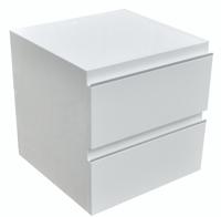 Wiesbaden Ladekast 450x450 hoogglans wit gelakt - thumbnail