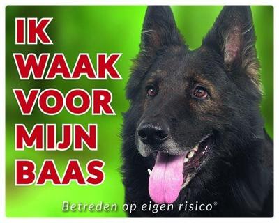 Groenendaeler Waakbord - Ik waak voor mijn baas