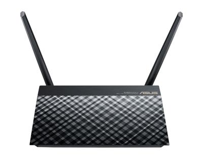 ASUS RT-AC51U Dual-Band Draadloze AC750 Cloud Router, USB voor Media Server, 3G/4G delen, Supersnelle 802.11ac Wi-Fi Router met Multifunctionele USB voor 3G/4G delen, AiCloud, Zwart