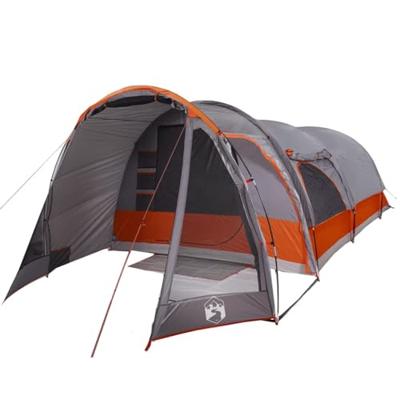 VidaXL Tunneltent 8-persoons waterdicht grijs