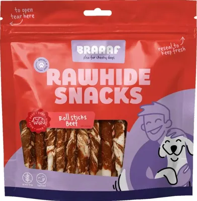 Braaaf Roll Sticks Rund 12 cm