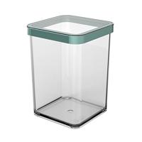 Rotho LOFT Bewaardoos 10x10x14.2 cm 1L Mistletoe Groen/Transparant - thumbnail