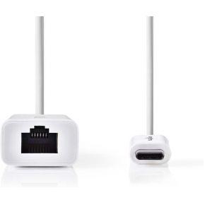 Nedis Netwerkadapter USB-C male naar RJ45 female 20cm