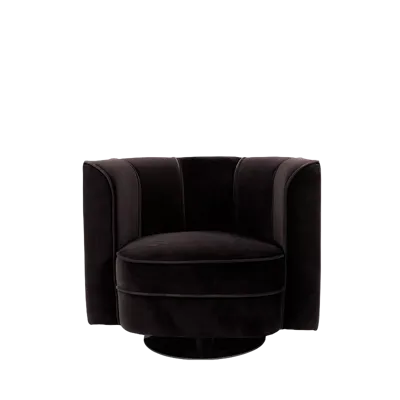 Lounge Fauteuil Flower - Black Lounge Fauteuil Flower - Black