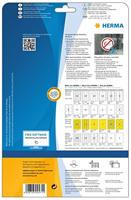 Etiket HERMA 4571 30mm rond folie wit 960 etiketten - thumbnail