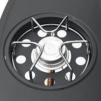 Gasbarbecue 4+1 kookzone staal zwart - thumbnail