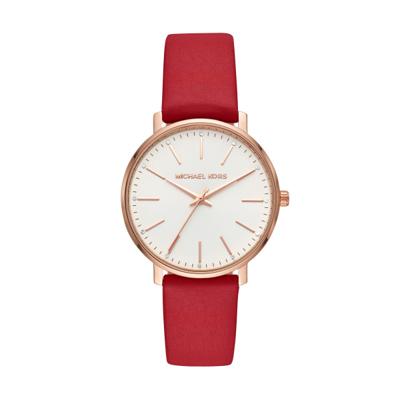 Horlogeband Michael Kors MK2784 Leder Rood 18mm Horlogeband Michael Kors MK2784 Leder Rood 18mm