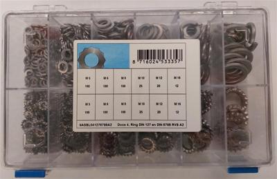 assortiment ringen D127+D6798 RVS A2