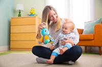 Lamaze knuffel Jibber Jabber Jake junior 25 cm pluche groen - thumbnail