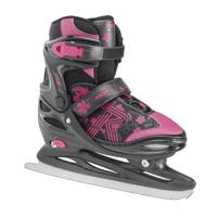 Roces - jokey ice 3.0 - ijshockeyschaatsen - schaatsen kinderen - zwart roze - verstelbaar 4 maten & comfort warmvoering - maat 34-37 - thumbnail