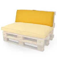Palletkussen Luana 40x120 cm yellow gold Unique Living - Unique living - thumbnail