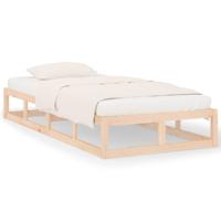 Bedframe massief hout 90x200 cm - thumbnail
