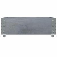 Palletopzetrand 80x60 cm massief grenenhout grijs - thumbnail