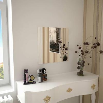 VidaXL Wandspiegel vierkant 50x50 cm glas VidaXL Wandspiegel vierkant 50x50 cm glas