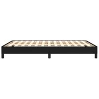 Bedframe zonder matras stof zwart 140x200 cm - thumbnail