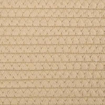 VidaXL Wasmand ø 55x36 cm katoen beige en wit