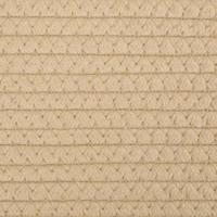 VidaXL Wasmand ø 55x36 cm katoen beige en wit - thumbnail