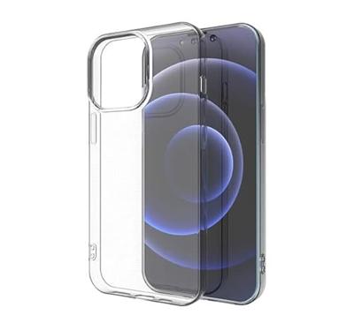 Casecentive Silicone case iPhone 13 Pro transparant