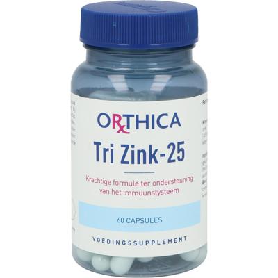 Orthica Tri Zink 25 Capsules Orthica Tri Zink 25 Capsules
