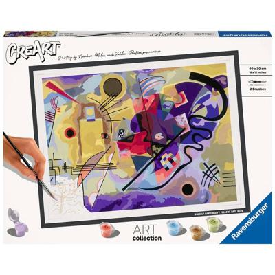 Ravensburger creart serie B art collection yellow, red, blue Kandinsky