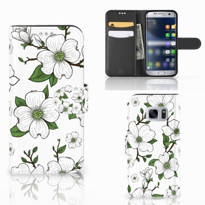 Samsung Galaxy S7 Hoesje Dogwood Flowers Samsung Galaxy S7 Hoesje Dogwood Flowers