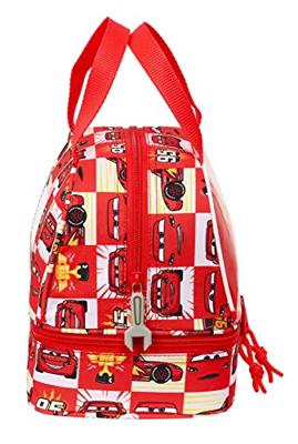 Lunchtrommel Cars Let's race Wit Rood 20 x 20 x 15 cm Lunchtrommel Cars Let's race Wit Rood 20 x 20 x 15 cm