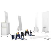 magnetoplan Whiteboard set Design Thinking Medium Wit Speciaal gelakt Aan beide zijden te gebruiken, Incl. bordwisser, Incl. penkoker, Incl. boardmarker, Incl. - thumbnail