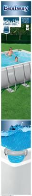 Bestway Zwembad Power Steel bovengronds rechthoekig 19281 L
