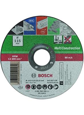 Bosch Accessories ACS 60 V BF 2609256306 Doorslijpschijf recht 115 mm 1 stuk(s) Metaal, Steen, Beton