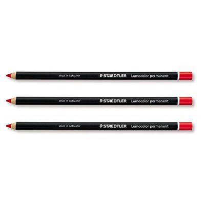 Staedtler potlood Lumocolor permanent glasochrom, rood