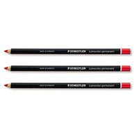 Staedtler potlood Lumocolor permanent glasochrom, rood - thumbnail