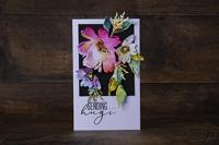 Sizzix • tim holtz thinlits die set brushstroke flowers #3 5pcs - thumbnail