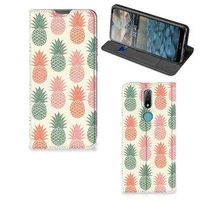 Nokia 2.4 | Flip Style Cover | Ananas