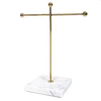 LYVION Sieradenstandaard - Goud en marmer - thumbnail