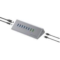 Conceptronic HUBBIES18G interface hub USB 3.2 Gen 1 (3.1 Gen 1) Type-B 5000 Mbit/s Grijs - thumbnail