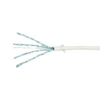 LogiLink CQ9011S RJ45 Netwerkkabel, patchkabel CAT 6A U/FTP 0.30 m Wit Extreem dun, Vlambestendig, Flexibel, Folie afscherming, Halogeenvrij, Snagless, - thumbnail