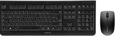 CHERRY DW 3000 toetsenbord Inclusief muis Universeel RF Draadloos AZERTY Belgisch Zwart