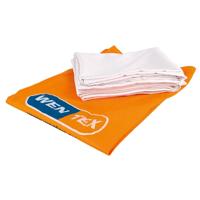 Wentex Pipe and drape doek 330x400cm medium gloss wit geplooid - thumbnail