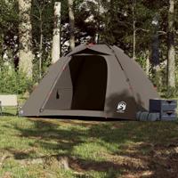 Tent 4-persoons snelontgrendeling bruin - thumbnail