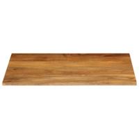 Tafelblad met natuurlijke rand 90x80x2,5 cm massief mangohout - thumbnail