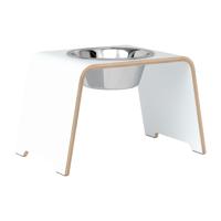 dogBar® Honden voerbar Single, wit, Maat: M-Large - thumbnail
