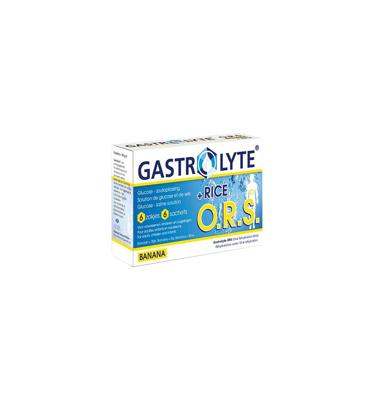 Gastrolyte O.R.S. rijst/banaan 6 Sachets Gastrolyte O.R.S. rijst/banaan 6 Sachets