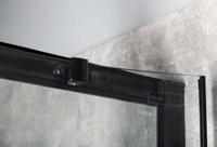 Douchecabine Gelco Sigma Simply Black Kwartrond 90x90x190 cm Mat Zwart - thumbnail