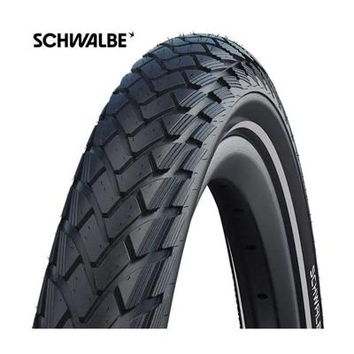 SCHWALBE Green marathon - wired - addix eco - greenguard - 28x2.15 - black + reflex SCHWALBE Green marathon - wired - addix eco - greenguard - 28x2.15 - black + reflex