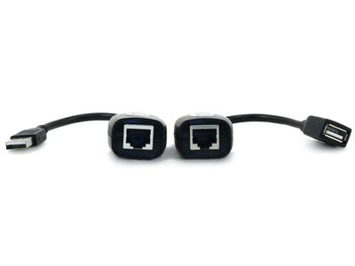 Monoprice 106042 USB-extender via Cat5e of Cat6-aansluiting tot 45M (150ft) voor elk USB-compatibel apparaat, inclusief gameconsoles, USB-camera's, printers, toetsenborden, muizen