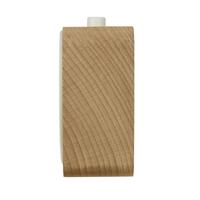 TFA Dostmann 60.2049.05 Wekker Kwarts Bruin, Beuken Alarmtijden 1 Groot display - thumbnail