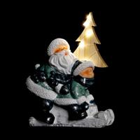 Kerstversiering DKD Home Decor Hars (20 x 9 x 22 cm) (3 Stuks) - thumbnail