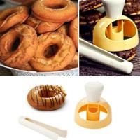 DIY donut schimmel fondant taart kunststof keuken snack tool - thumbnail