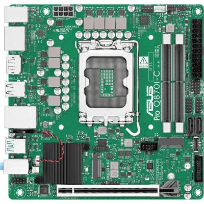 Asus PRO Q870I-C-CSM Moederbord Socket Intel FC LGA 1851 Vormfactor Mini-ITX Moederbord chipset Q870 Asus PRO Q870I-C-CSM Moederbord Socket Intel FC LGA 1851 Vormfactor Mini-ITX Moederbord chipset Q870
